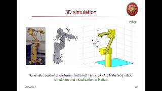 Robotics 1  Kinematic control part 2 Lecture 35 [upl. by Dnesnwot]