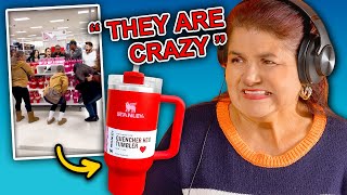 Mexican Moms ROAST Stanley Cups [upl. by Kant680]