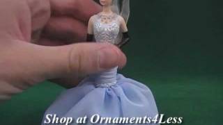 Hallmark Keepsake Club Ornament 2008 The Soiree Porcelain Barbie  Artist Signed [upl. by Bokaj]