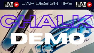 How to Draw Cars COLOR CHALK TUTORIAL Luciano Bove [upl. by Mharg511]