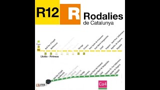 Rodalies de Catalunya Regional R12Trayecto de Manresa hacia LleidaPirineus UT 447 [upl. by Seravart76]