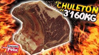 EL RETO DEL CHULETÓN GIGANTE DE VACA DRY AGED  de 3Kg [upl. by Healy]