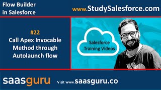 22 Call Apex Invocable Method through Autolaunch Flow in Salesforce  Salesforce Training Videos [upl. by Quick]