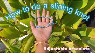 How to do a sliding knot  simple [upl. by Ignacius194]