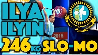 Ilya Ilyin 105  246kg Clean and Jerk World Record Slow Motion [upl. by Julius]