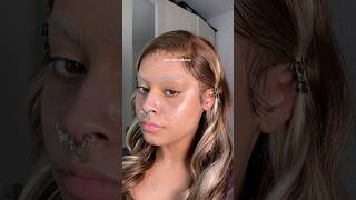 Bleached eyebrow tutorial  without using bleach  bleachedeyebrows browtutorial eyebrows [upl. by Arres]