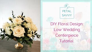 DIY Wedding Flowers  Centerpiece Tutorial from Petal Savvy [upl. by Ellessig]