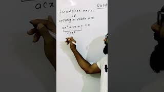 factorisation method maths class10math education [upl. by Missi625]