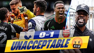 3 LOSSES AT HOME IN A ROW IS UNACCEPTABLE 🤬 IM FUMING Tottenham 01 Arsenal EXPRESSIONS REACTS [upl. by Valerye]