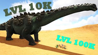 Titanosaur LVL 10k VS 10 Troodons LVL 100K  Shorts [upl. by Iloj392]