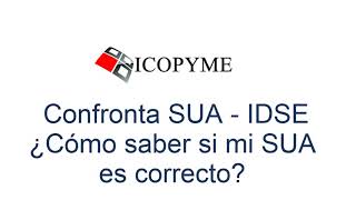 ✅Cómo saber si mi cálculo del SUA es correcto  𝗖𝗼𝗻𝗳𝗿𝗼𝗻𝘁𝗮 𝗱𝗲 𝗺𝗶 𝗦𝗨𝗔 𝗲 𝗜𝗗𝗦𝗘  Cuadrar SUA con IDSE [upl. by Venterea]