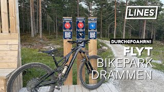 Flyt  Bikepark Drammen 🇳🇴  LINES [upl. by Studner]