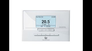 Saunier Duval Exacontrol E7C Programmable Modulating Wired Room Thermostat  UNBOXING [upl. by Asilana]