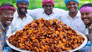 TIGER PRAWNS PERI PERI  Crispy Shrimp Recipe  Cooking Prawns with Shell  Seafood Fry Recipes [upl. by Ahern]