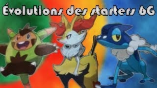 Les évolutions des starters 6G MégaMewtwo X et des nouveaux pokémon   Pokéactu [upl. by Agem]