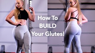 BUILD BIGGER GLUTES My Top Tips [upl. by Ojillek]