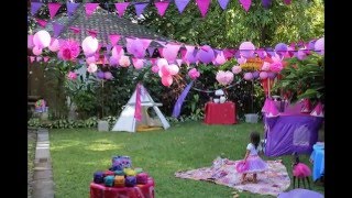 Birthday party garden decoration ideas [upl. by Nnayllehs937]