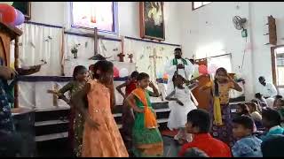 ariche nemaliki telusa song by Sunday school children [upl. by Aknahs696]