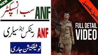 ANF Sub Inspector Jobs 2024ANF SI Jobs Apply OnlineAnti Narcotics Force Jobs 2024Bukhari Speaks [upl. by Ybhsa248]