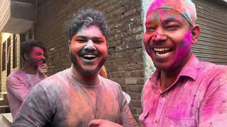 Happy holi Gnd faad baketi Udhm macha diya😫😂 [upl. by Acimot]