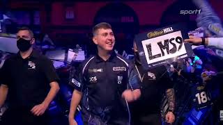 William Borland Walk on  World Darts Championship 2022 Round 1 [upl. by Senoj]