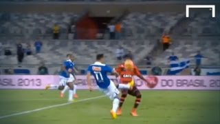 Gazzaeqsue goal from Everton Ribeiro  Cruzeiro vs Flamengo  Copa do Brasil [upl. by Kimmi]