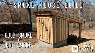 DIY Smoke House FULL Build  Hot and Cold Smoker  Homestead [upl. by Wesley]