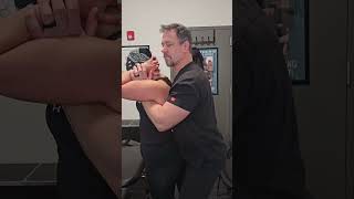 Chiropractic Adjustment  Standing Thoracic Lift [upl. by Kan]