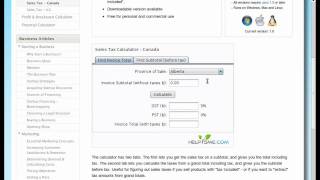 Canadian Sales Tax Calculator  HST GST PST [upl. by Marleen333]