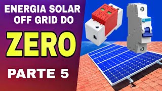 🛠️Como INSTALAR energia solar PASSO A PASSO  parte 5  Painéis DPS e disjuntor [upl. by Ahsenav]