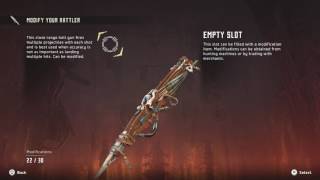 Horizon Zero Dawn Modify Weapons [upl. by Ki]