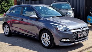 2017 66 Hyundai I20 SE 12 5Dr in Stardust Grey 23k Miles 6 Services £35 Tax Air Con £9750 [upl. by Honor]