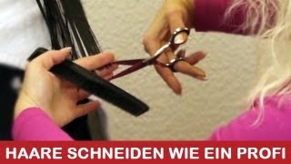 Haare schneiden wie ein Profi I DIY Tutorial Anleitung [upl. by Child]