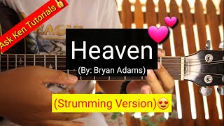 Heaven Bryan Adams  Guitar Solo Cover  TABs Patreon [upl. by Yxor]