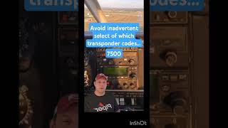 Private Pilot  Transponder Emergency Code  Learn how to fly flighttraining [upl. by Yanrahs997]