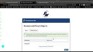 PowerSchool Parent Portal Creation for Enrollment Forms  PW Community Schools [upl. by Neb639]