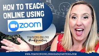 Teaching on Outschool  Zoom Tutorial for Beginners 2020 [upl. by Nennahs]