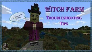 My Witch Farm doesnt work Troubleshooting Tips  Minecraft Win 10 PE  Bedrock Edition [upl. by Siravrat161]