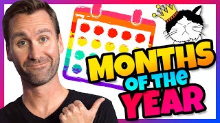 🗓️ Months of the Year Song  Mooseclumps  Kids Learning Songs and Brain Breaks [upl. by Eslud23]