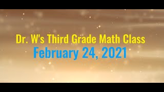 Dr Ws 3rd Grade Math Class Savvas Lesson 125 Number Lines Fractions Greater Than 1 Reteach [upl. by Neda]