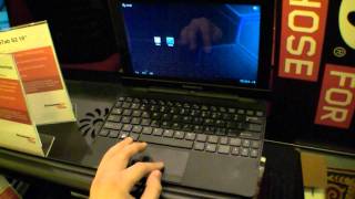 Lenovo IdeaTab S2 10Inch Hybrid Tablet Hands On at CES 2012 [upl. by Atilrep]