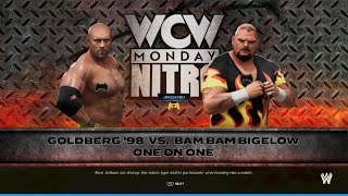 Goldberg vs Bam Bam Bigelow WCW Championship [upl. by Marteena541]