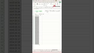 Vertical Calendar Template  PART 1  Excel Tips and Tricks [upl. by Edmea31]