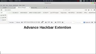 Advance Hackbar Mozila Extension [upl. by Wershba]