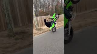 2023 KX112 Wheelies [upl. by Aramois]