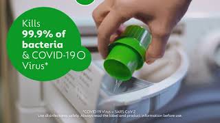 Dettol Laundry Sanitiser Antibacterial  Dont just wash it Dettol it [upl. by Demmer]