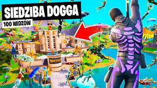 100 WIDZÓW na SIEDZIBA DOGGA w Fortnite [upl. by Phil998]