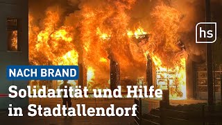 Feuerwehrhaus abgebrannt Stadtallendorf kommt zusammen  hessenschau [upl. by Arimay689]