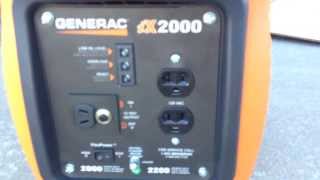 Generac ix2000 Info  Setup [upl. by Asyla]