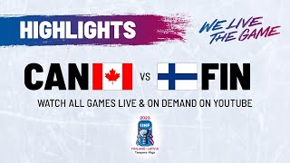 Highlights  Canada vs Finland  2023 IIHFWorlds [upl. by Nica]